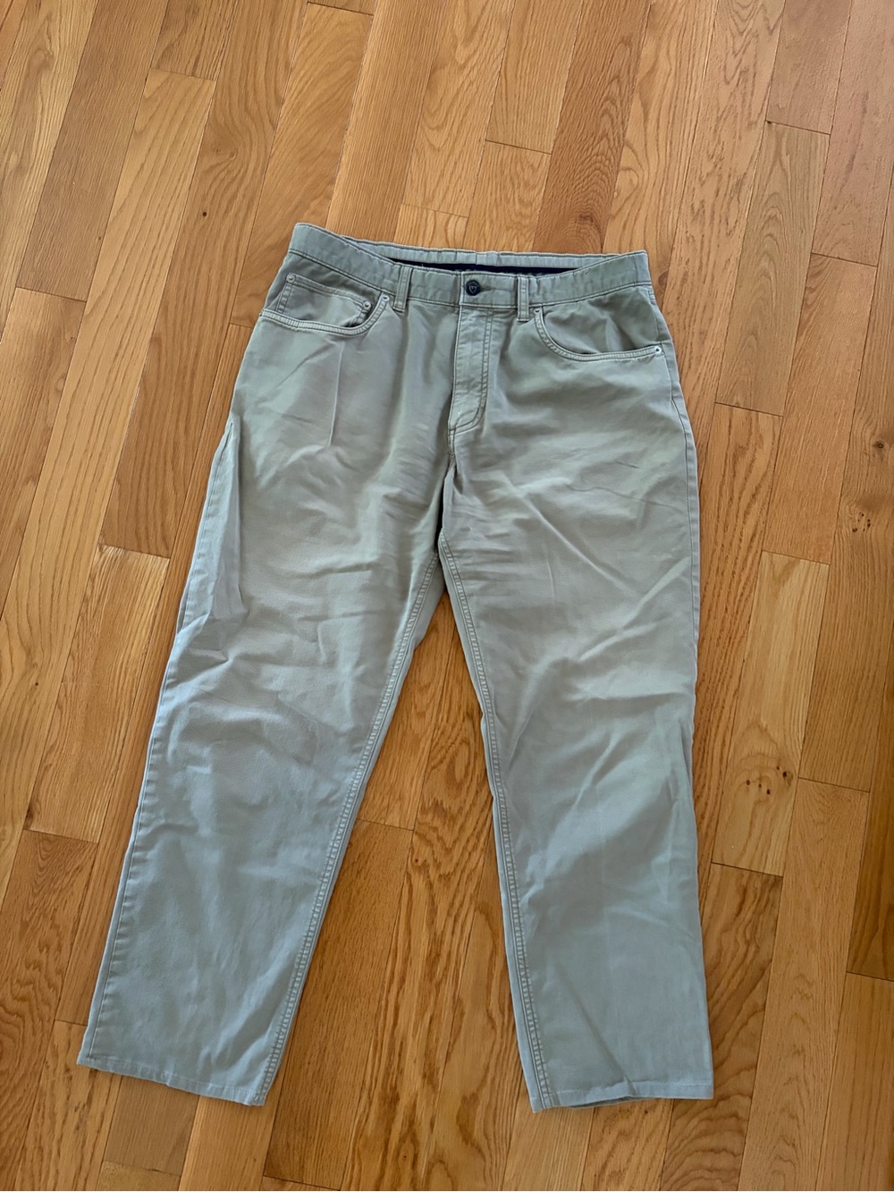 Daniel Cremieux Sage Green Cotton Chinos